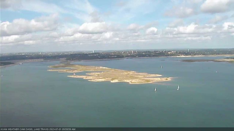 Lake Travis webcam, July 1, 2023 10:00 AM CT