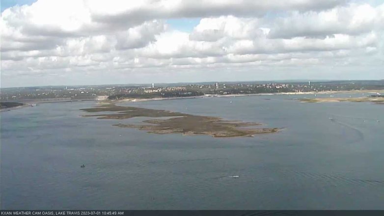 Lake Travis webcam, July 1, 2023 10:45 AM CT