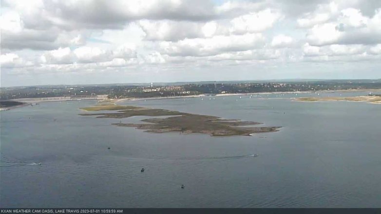 Lake Travis webcam, July 1, 2023 11:00 AM CT