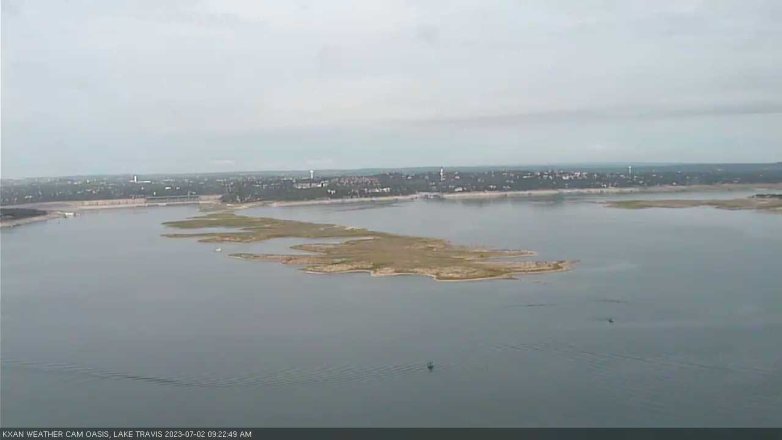 Lake Travis webcam, July 2, 2023 9:25 AM CT