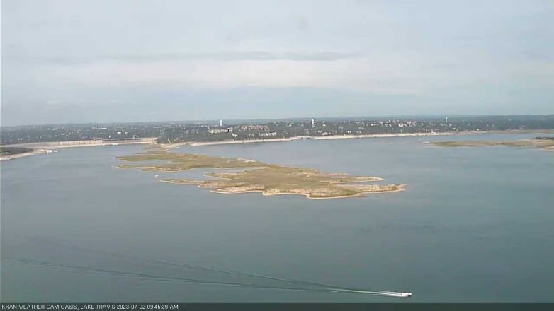 Lake Travis webcam, July 2, 2023 9:45 AM CT
