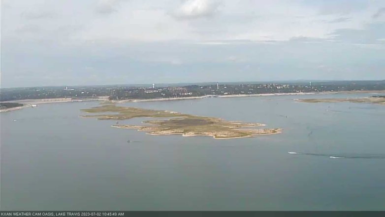 Lake Travis webcam, July 2, 2023 10:45 AM CT