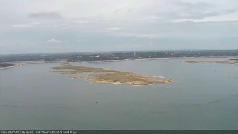 Lake Travis webcam, July 2, 2023 11:00 AM CT