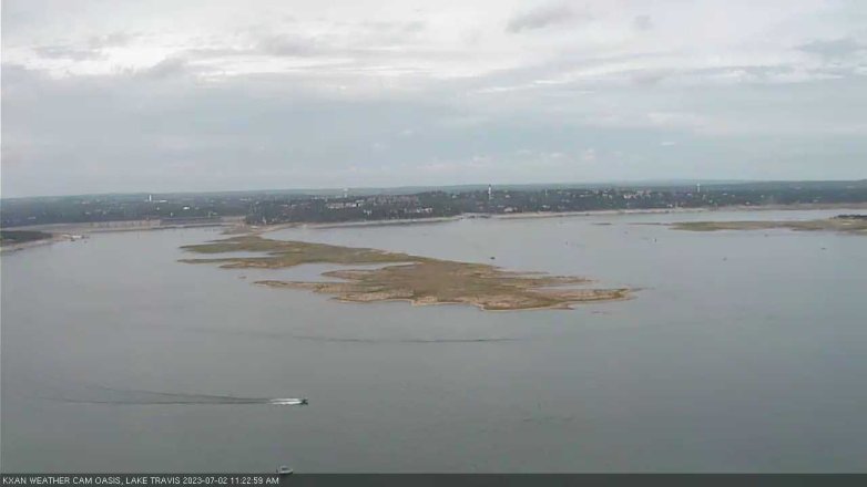 Lake Travis webcam, July 2, 2023 11:25 AM CT