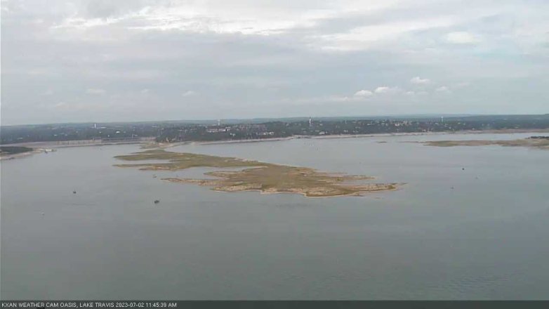 Lake Travis webcam, July 2, 2023 11:45 AM CT