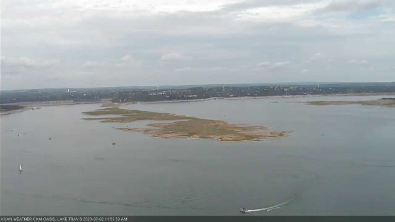 Lake Travis webcam, July 2, 2023 12:00 PM CT