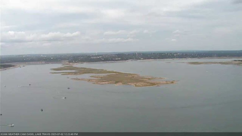 Lake Travis webcam, July 2, 2023 12:25 PM CT