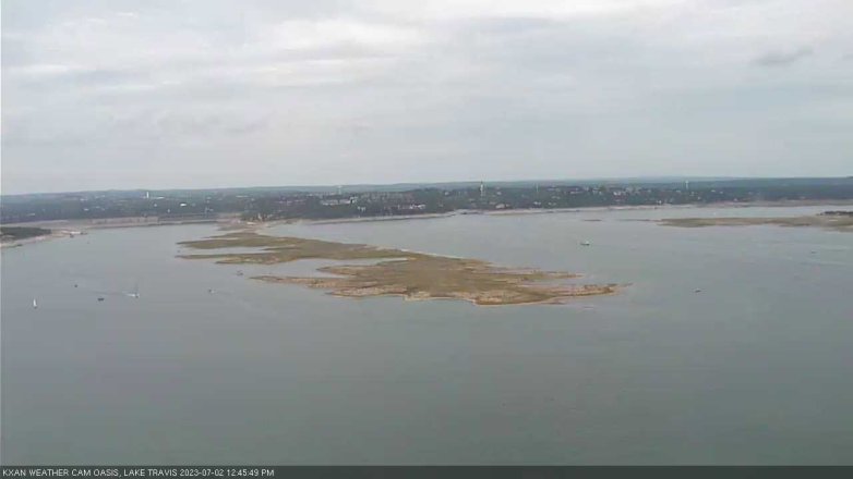 Lake Travis webcam, July 2, 2023 12:45 PM CT
