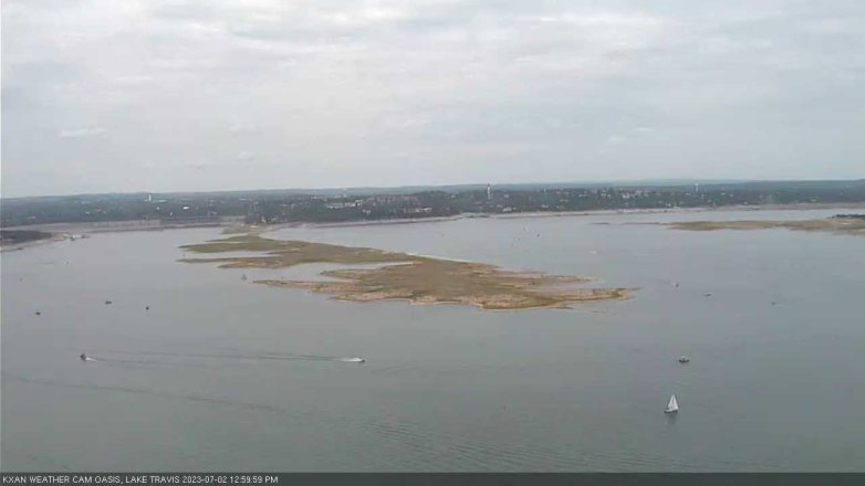 Lake Travis webcam, July 2, 2023 1:00 PM CT