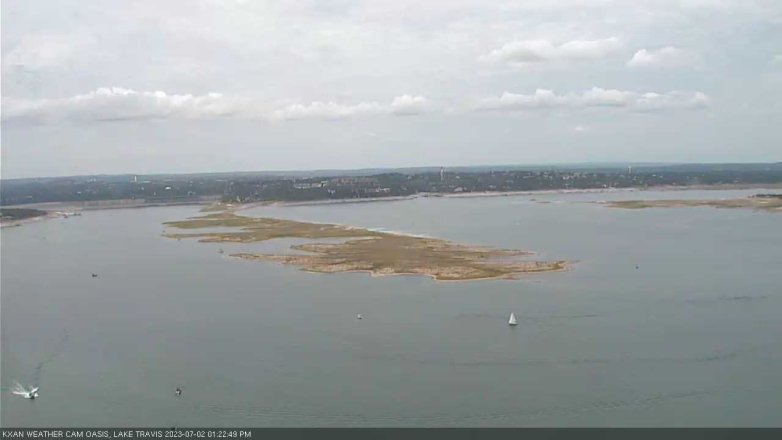 Lake Travis webcam, July 2, 2023 1:25 PM CT