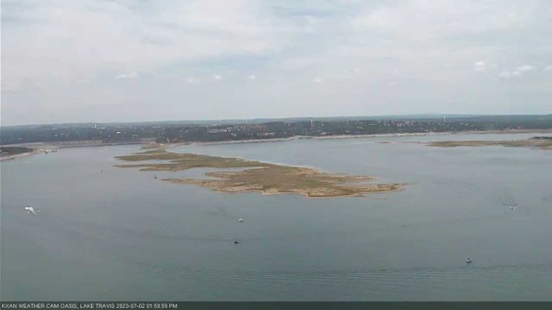 Lake Travis webcam, July 2, 2023 2:00 PM CT