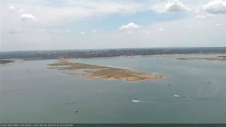 Lake Travis webcam, July 2, 2023 2:25 PM CT