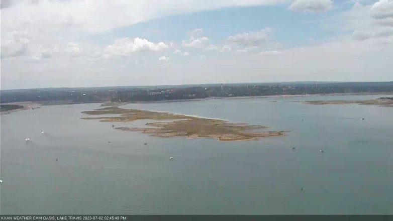 Lake Travis webcam, July 2, 2023 2:45 PM CT