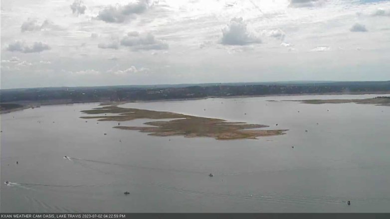 Lake Travis webcam, July 2, 2023 4:25 PM CT