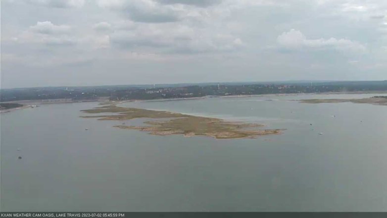 Lake Travis webcam, July 2, 2023 5:45 PM CT