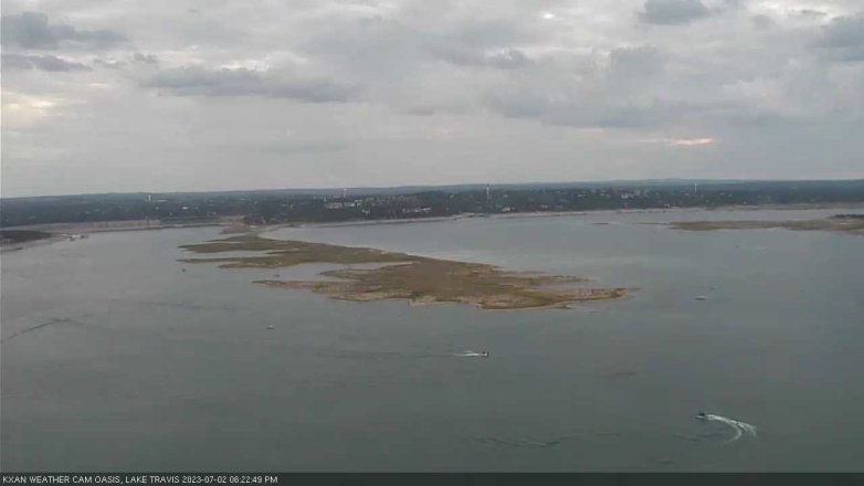 Lake Travis webcam, July 2, 2023 6:25 PM CT