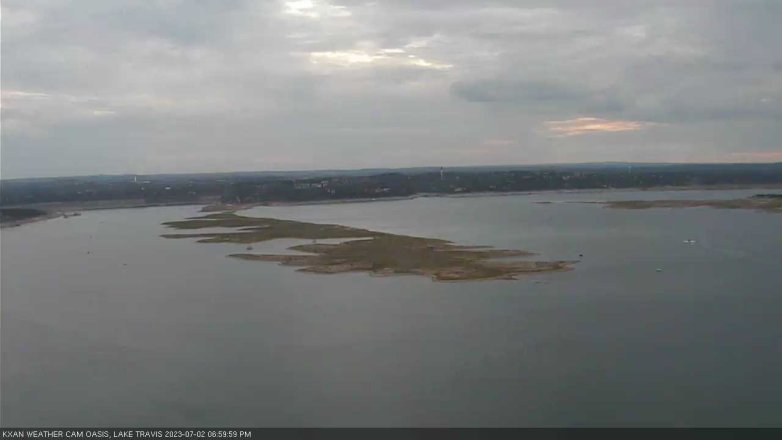 Lake Travis webcam, July 2, 2023 7:00 PM CT