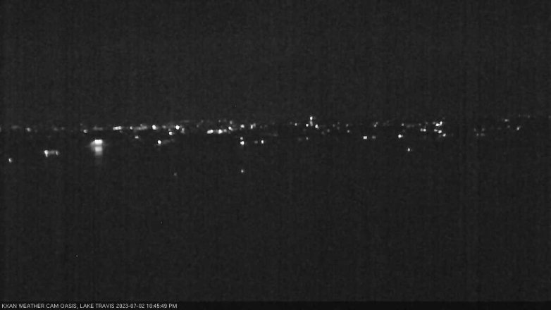 Lake Travis webcam, July 2, 2023 10:45 PM CT