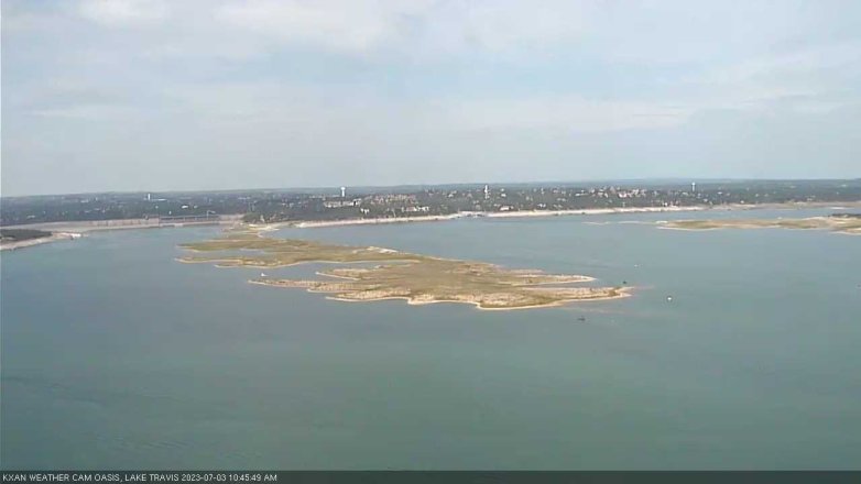 Lake Travis webcam, July 3, 2023 10:45 AM CT