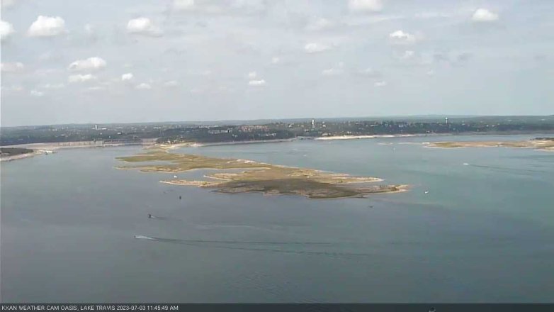 Lake Travis webcam, July 3, 2023 11:45 AM CT