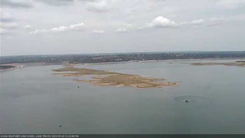 Lake Travis webcam, July 3, 2023 12:25 PM CT