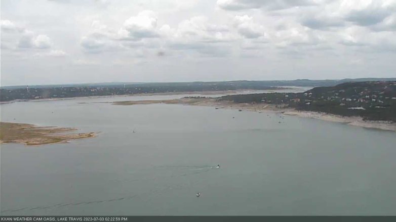 Lake Travis webcam, July 3, 2023 2:25 PM CT