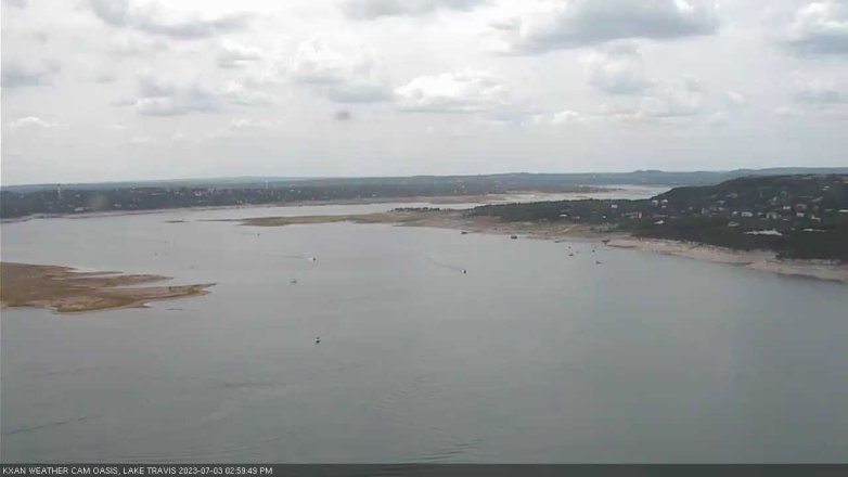 Lake Travis webcam, July 3, 2023 3:00 PM CT
