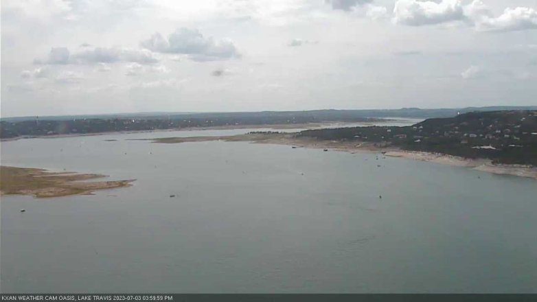 Lake Travis webcam, July 3, 2023 4:00 PM CT
