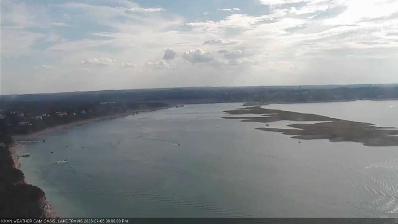 Lake Travis webcam, July 3, 2023 6:00 PM CT