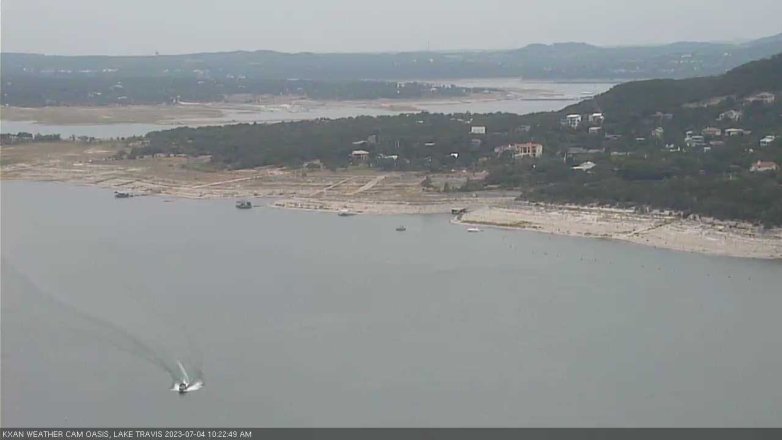 Lake Travis webcam, July 4, 2023 10:25 AM CT