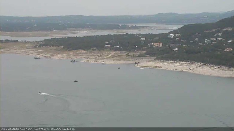 Lake Travis webcam, July 4, 2023 10:45 AM CT