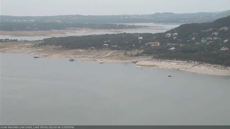 Lake Travis webcam, July 4, 2023 1:00 PM CT
