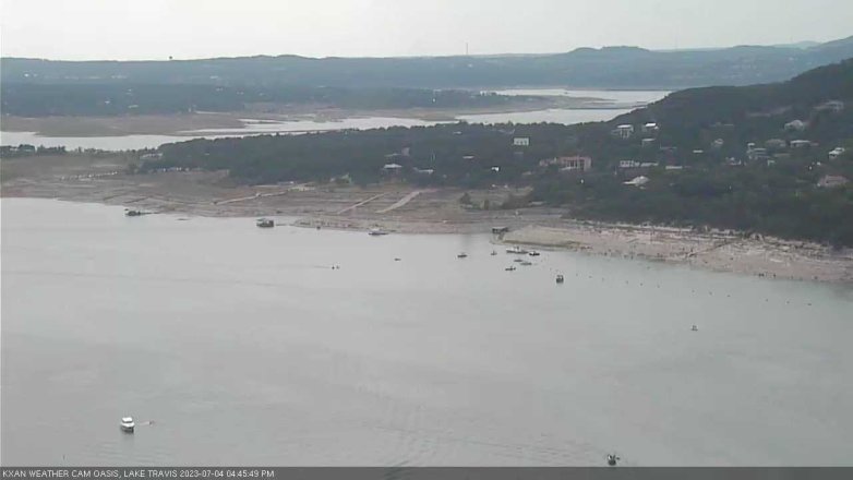 Lake Travis webcam, July 4, 2023 4:45 PM CT
