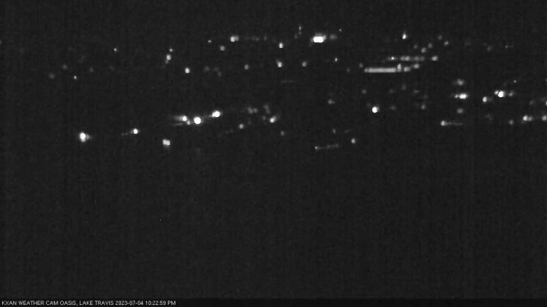 Lake Travis webcam, July 4, 2023 10:25 PM CT