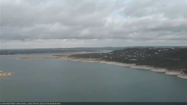 Lake Travis webcam, July 5, 2023 9:00 AM CT