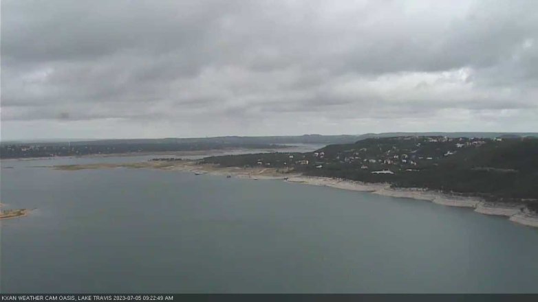 Lake Travis webcam, July 5, 2023 9:25 AM CT