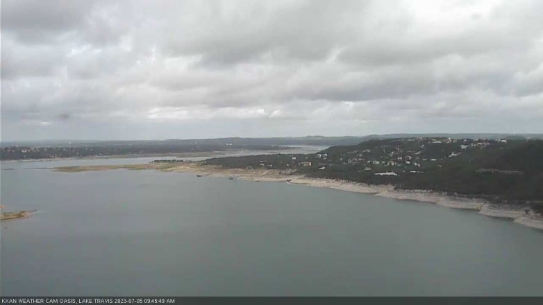 Lake Travis webcam, July 5, 2023 9:45 AM CT