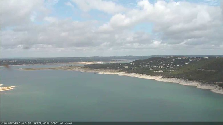 Lake Travis webcam, July 5, 2023 10:25 AM CT