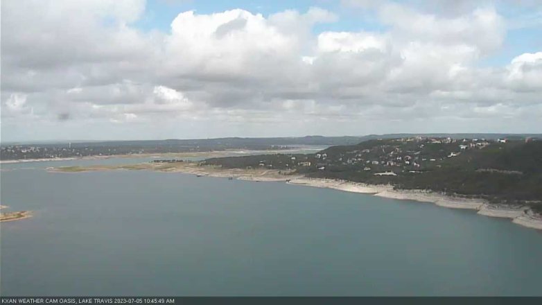 Lake Travis webcam, July 5, 2023 10:45 AM CT