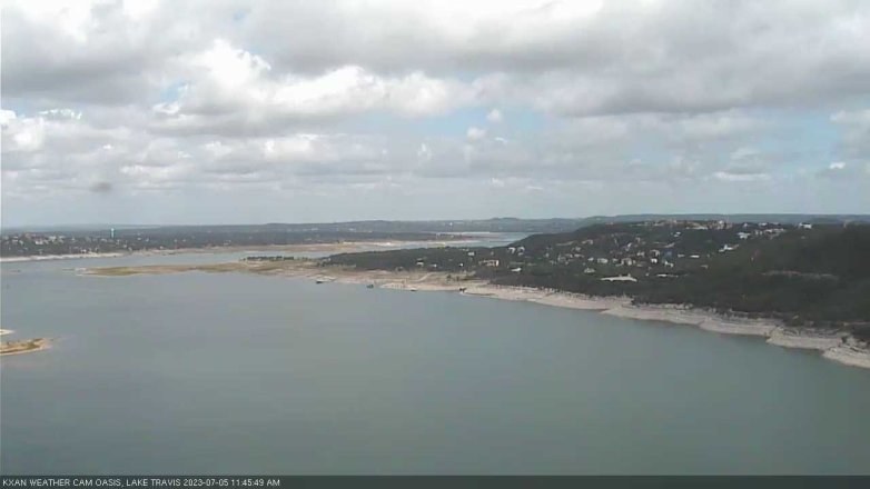 Lake Travis webcam, July 5, 2023 11:45 AM CT