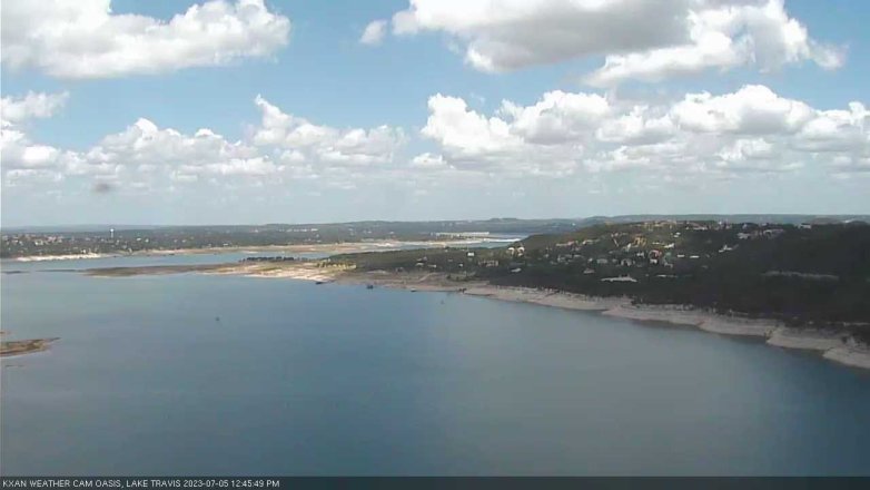 Lake Travis webcam, July 5, 2023 12:45 PM CT