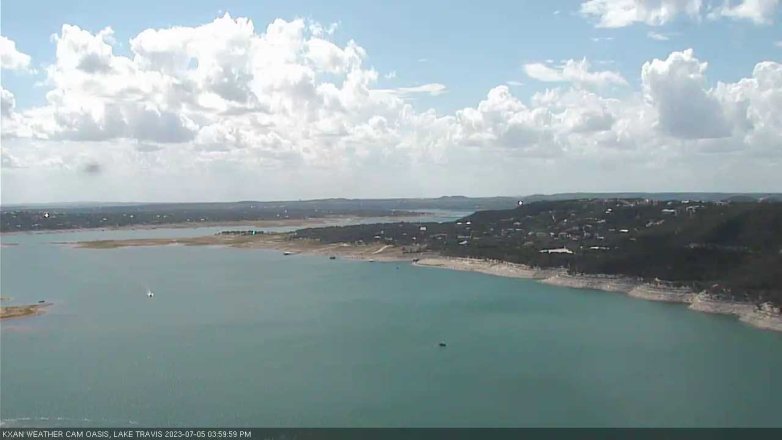 Lake Travis webcam, July 5, 2023 4:00 PM CT