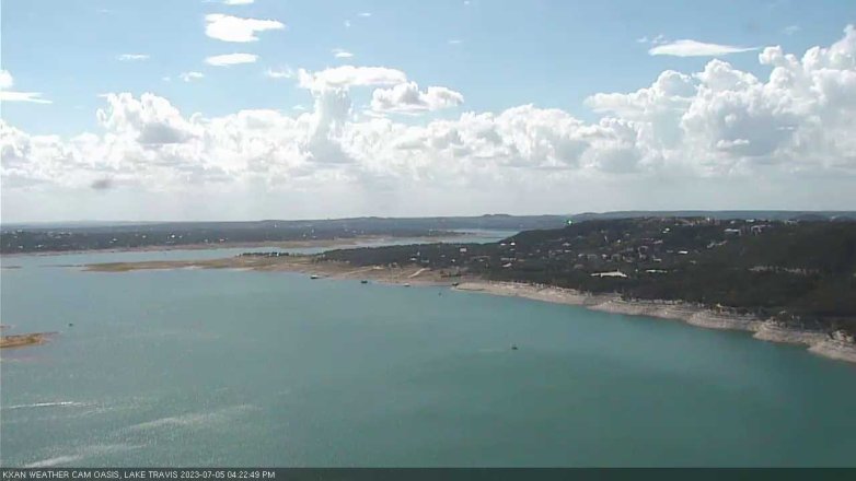 Lake Travis webcam, July 5, 2023 4:25 PM CT