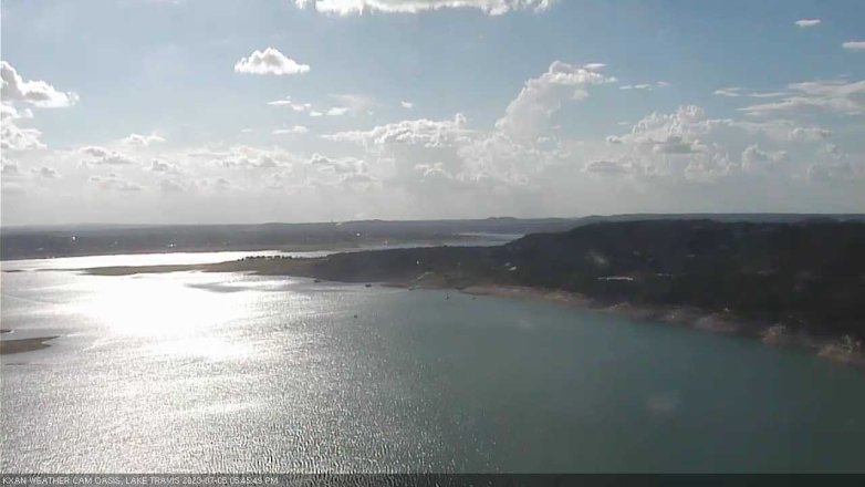 Lake Travis webcam, July 5, 2023 5:45 PM CT