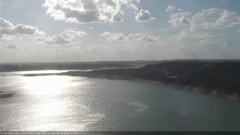 Lake Travis webcam, July 5, 2023 6:00 PM CT