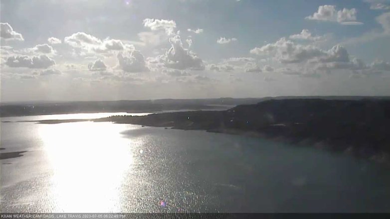 Lake Travis webcam, July 5, 2023 6:25 PM CT