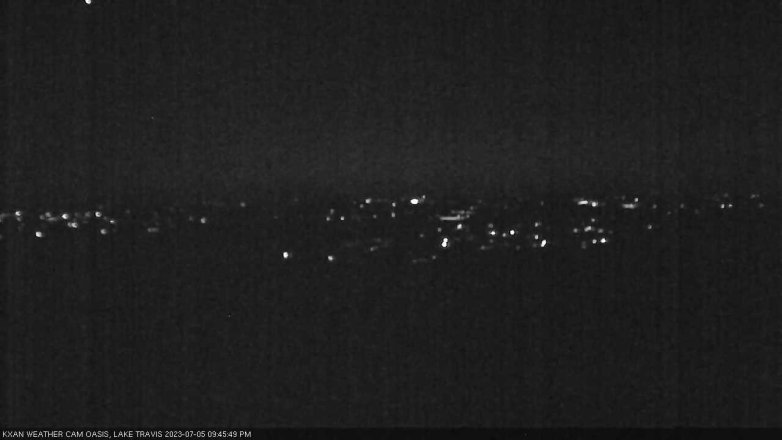 Lake Travis webcam, July 5, 2023 9:45 PM CT