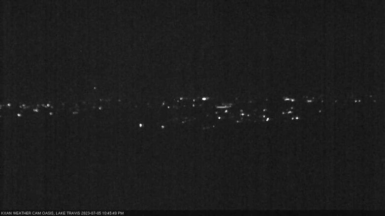 Lake Travis webcam, July 5, 2023 10:45 PM CT