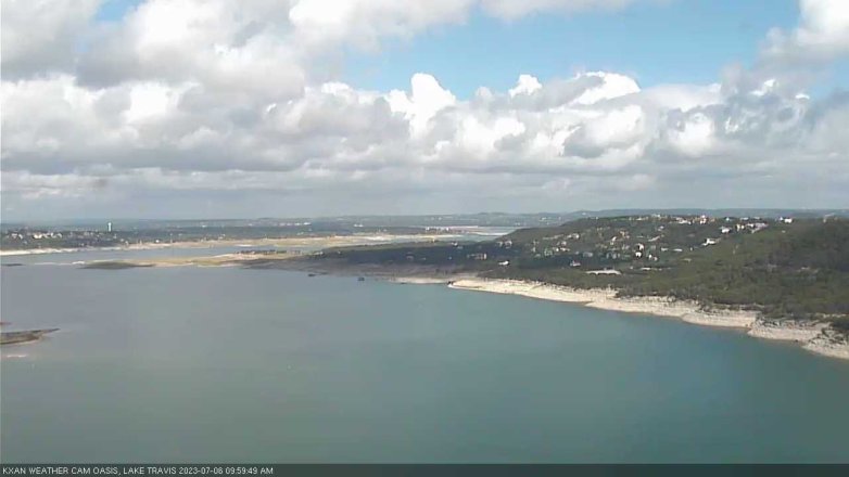 Lake Travis webcam, July 6, 2023 10:00 AM CT