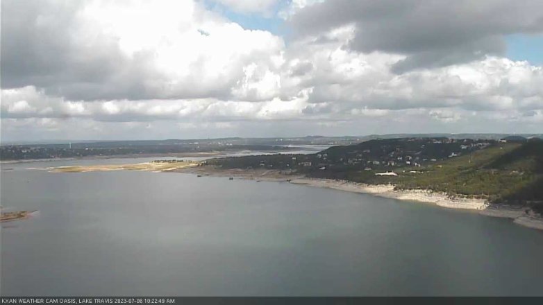 Lake Travis webcam, July 6, 2023 10:25 AM CT